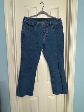 J. Crew Factory Classic Medium Blue Bootcut Jeans